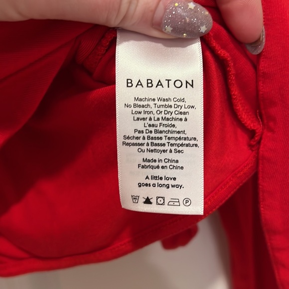 Babaton long sleeve tie front top - Picture 4 of 4